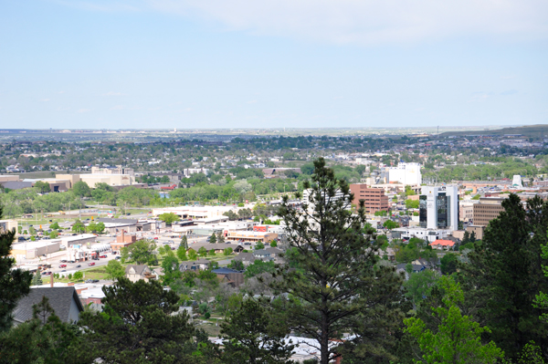 view from Dinosaur Park